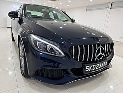Mercedes Benz C180 Avantgarde R17 LED 2015 Blue